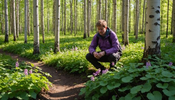 Comment identifier la mauve sylvestre lors d'une balade