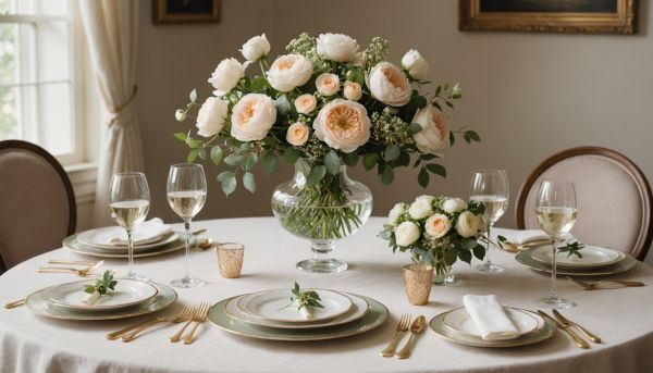Comment réussir un centre de table floral élégant