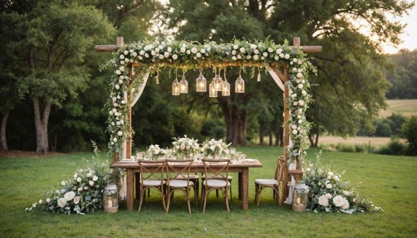 Idées de décoration florale pour un mariage champêtre