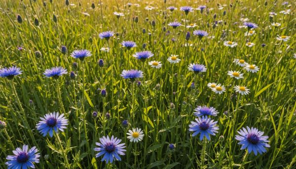 Le bleuet des champs symbole de la biodiversité française