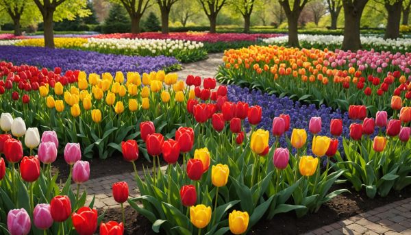 Le langage des tulipes selon leur couleur au printemps