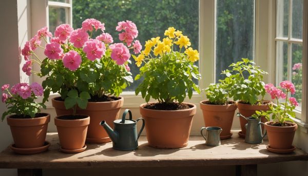 Quand faut il rempoter ses plantes d'intérieur fleuries